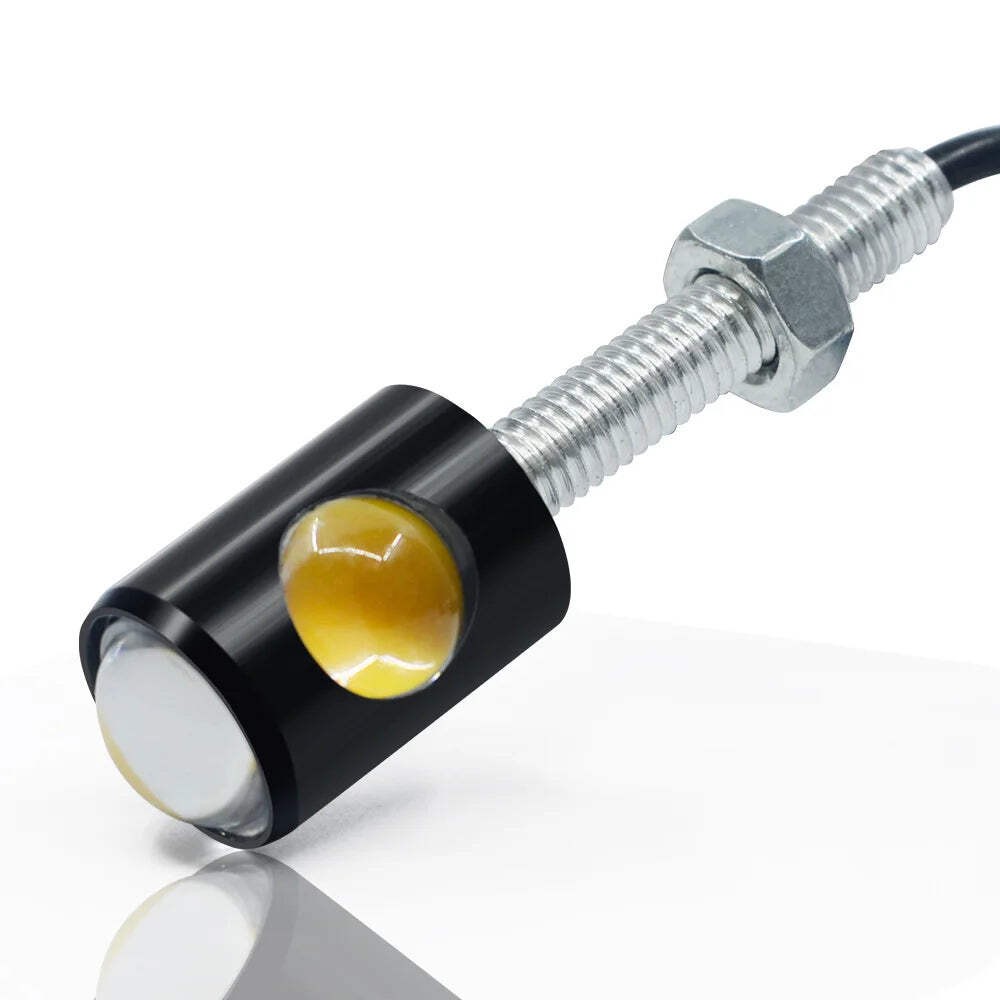 LED Eagle Eye Mini Motorcycle License Plate Light and Turn Signal Indicator
