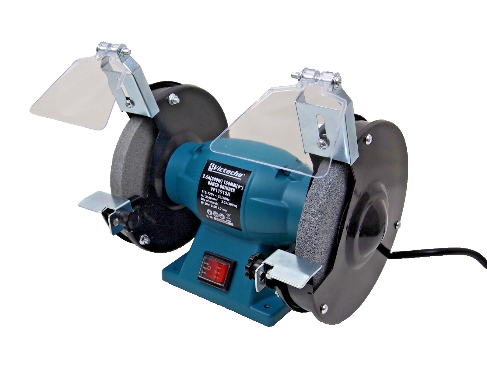 Victeche 6″ Bench Grinder Grinding Polisher 300W VP11912A