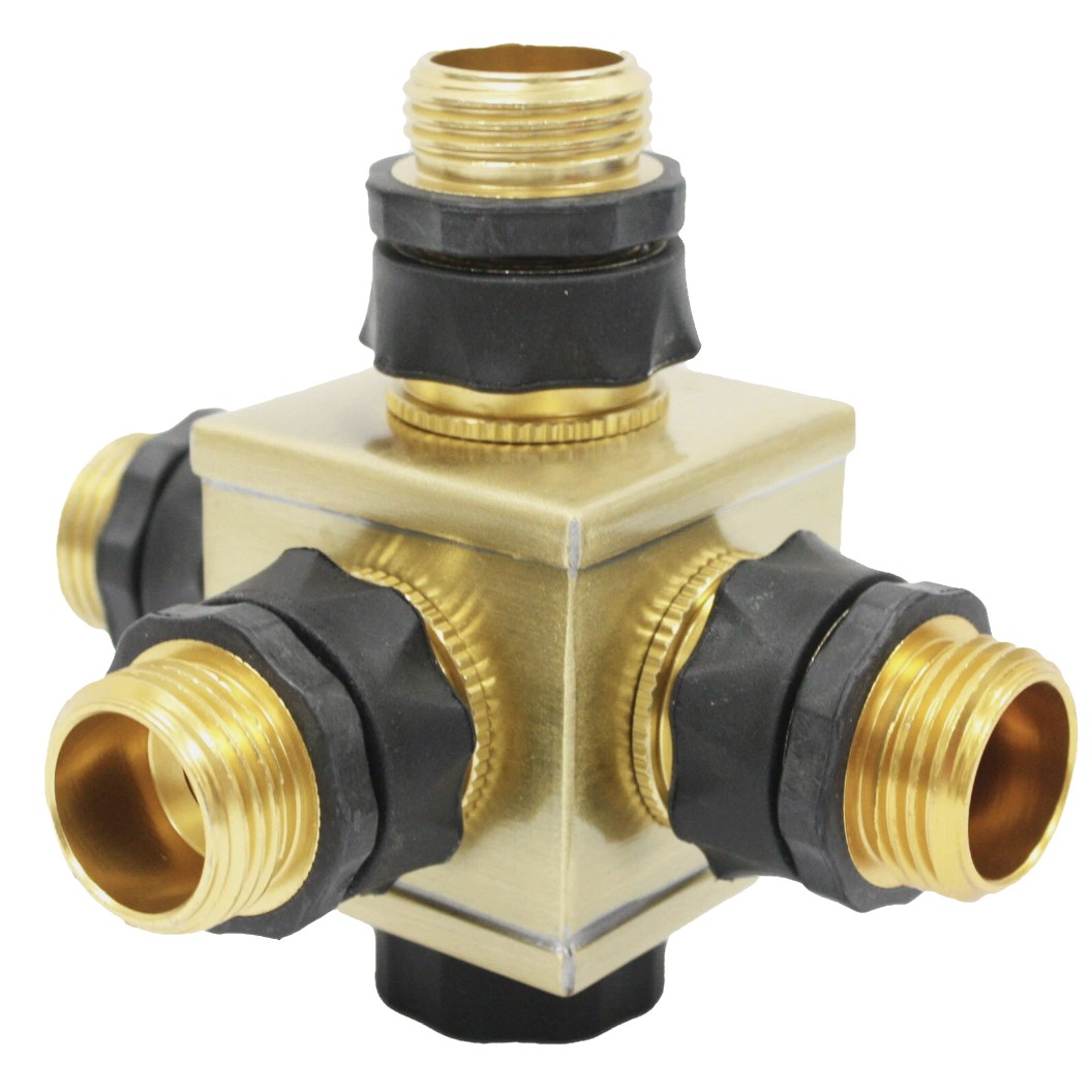 Drip Depot Compact Heavy Duty Four Way Hose Connector