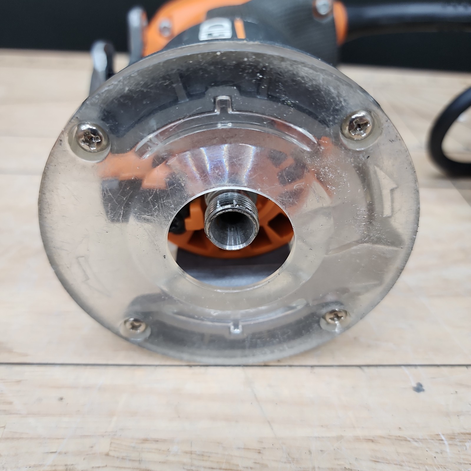 READ DESCRIPTION RIDGID 5.5 AMP Compact Fixed-Base Corded Router R24012