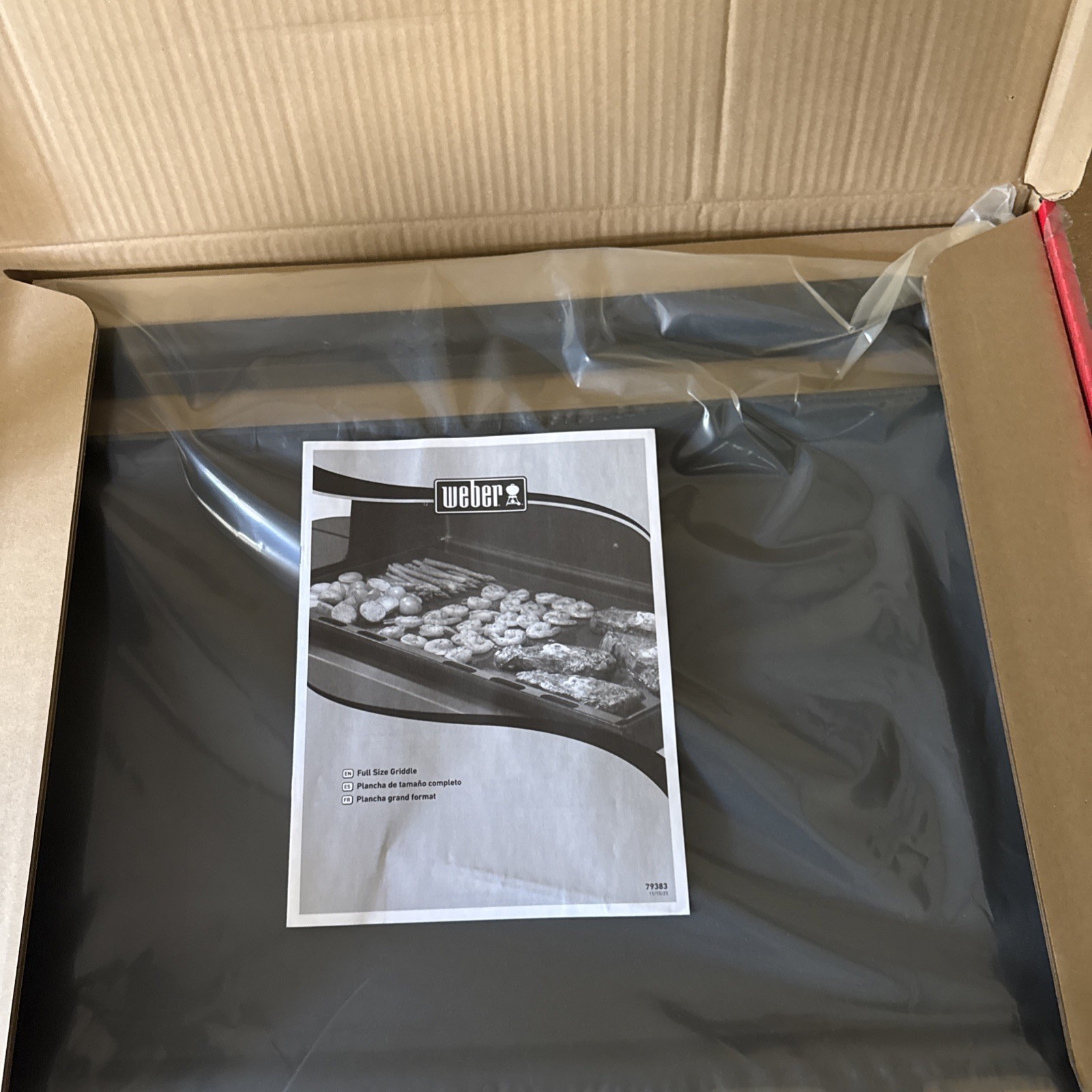 Weber 3-burner Genesis 2016+, Summit 2024+ Full-Size Griddle 6788 – Carbon Steel