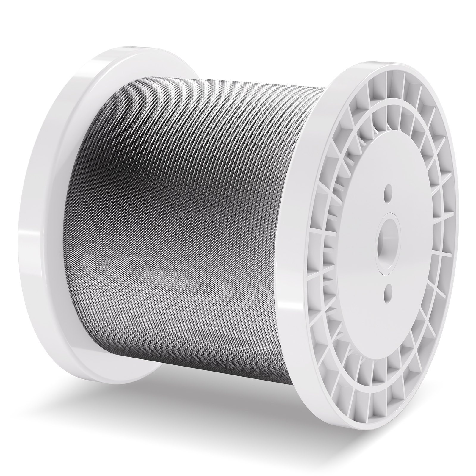 VEVOR Wire Rope Kit, 1/8″ 1000 ft 316 Stainless Steel Cable with Cutter and Glov