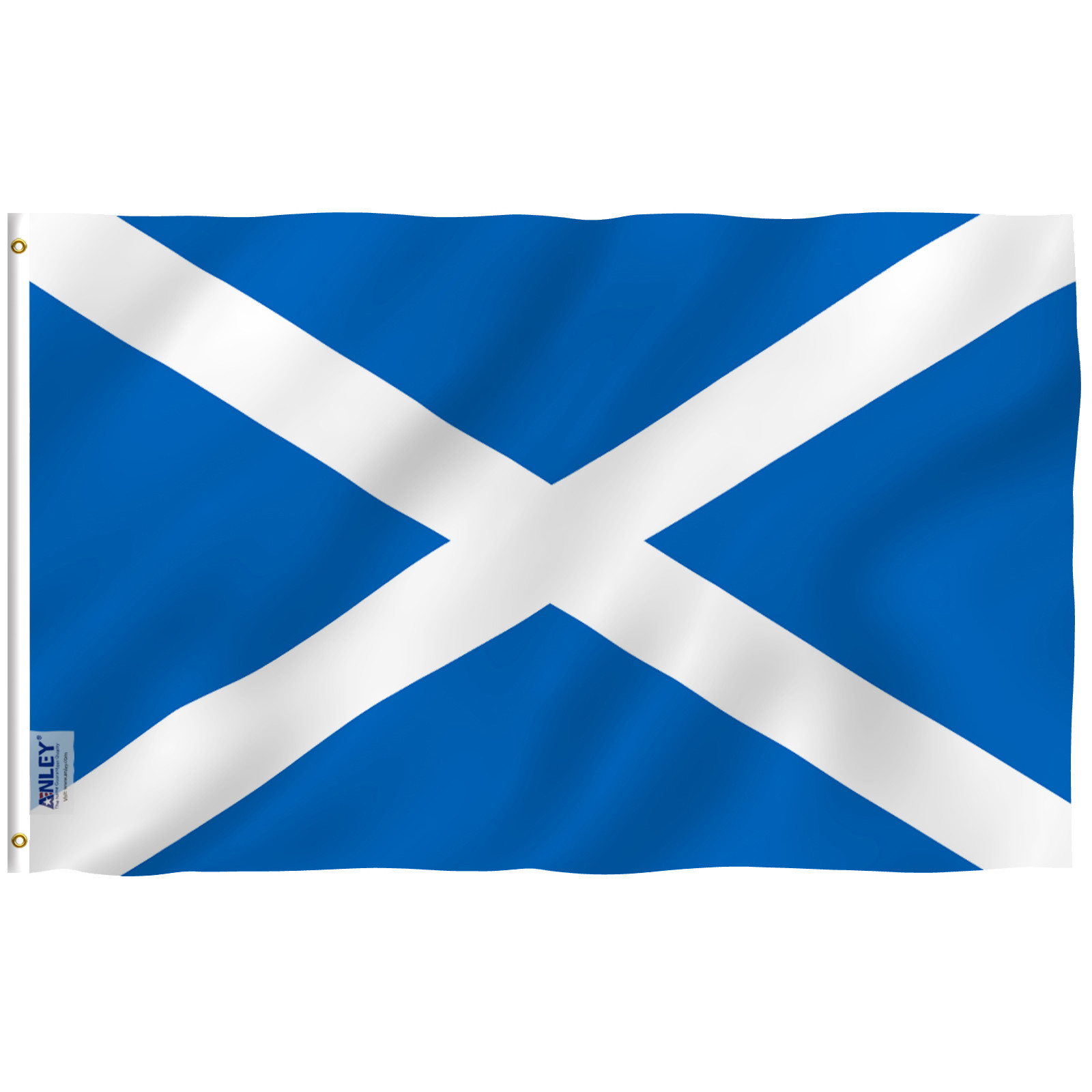 Anley Fly Breeze 3×5 Foot Scotland Flag – Scottish National Flags Polyester