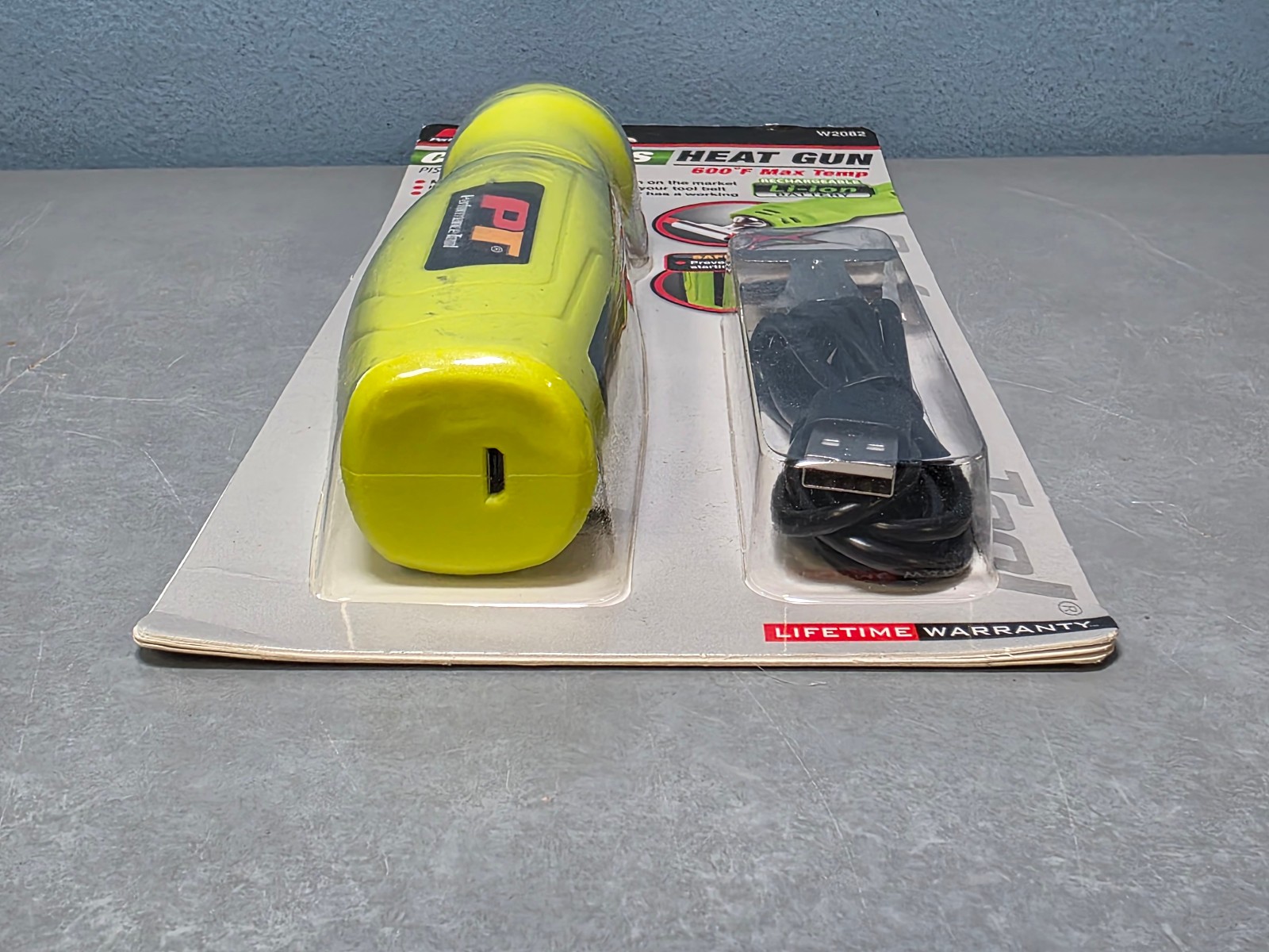 Performance Tool Cordless Heat Gun W2082 -Rechargable, 600°F Max, New & Sealed