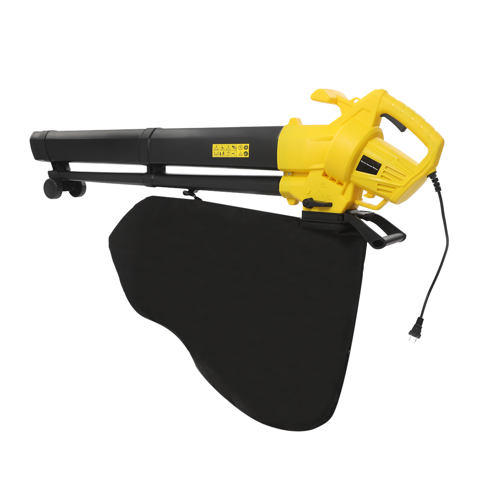 3-in-1 Electric Leaf Blower Vacuum Combo 466CFM Yard Leaf Blower w/35L Bag 110V
