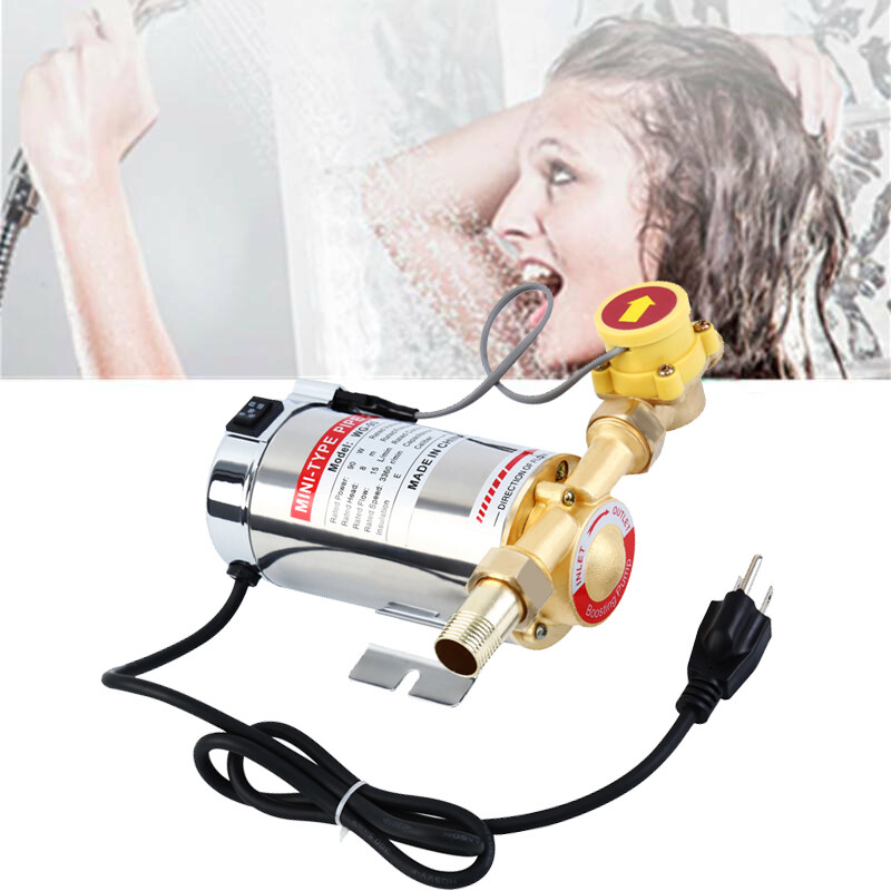 Electric Automatic Home Shower Washing Machine 90W Water Booster Pump
