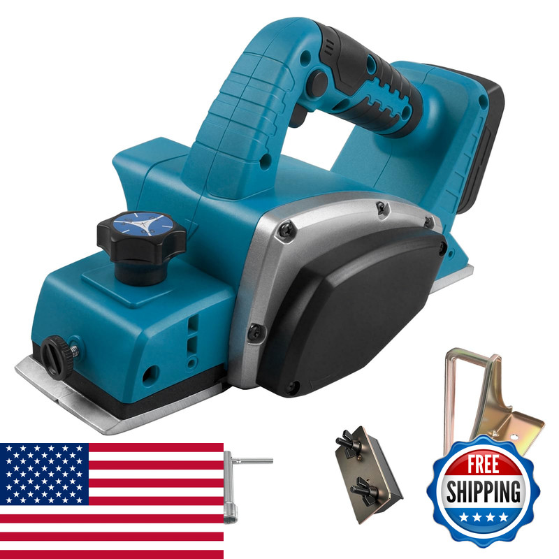Dcvbny Cordless Hand Planer For Makita 18V Battery Tool Only 3-1/4 15000 Rpm