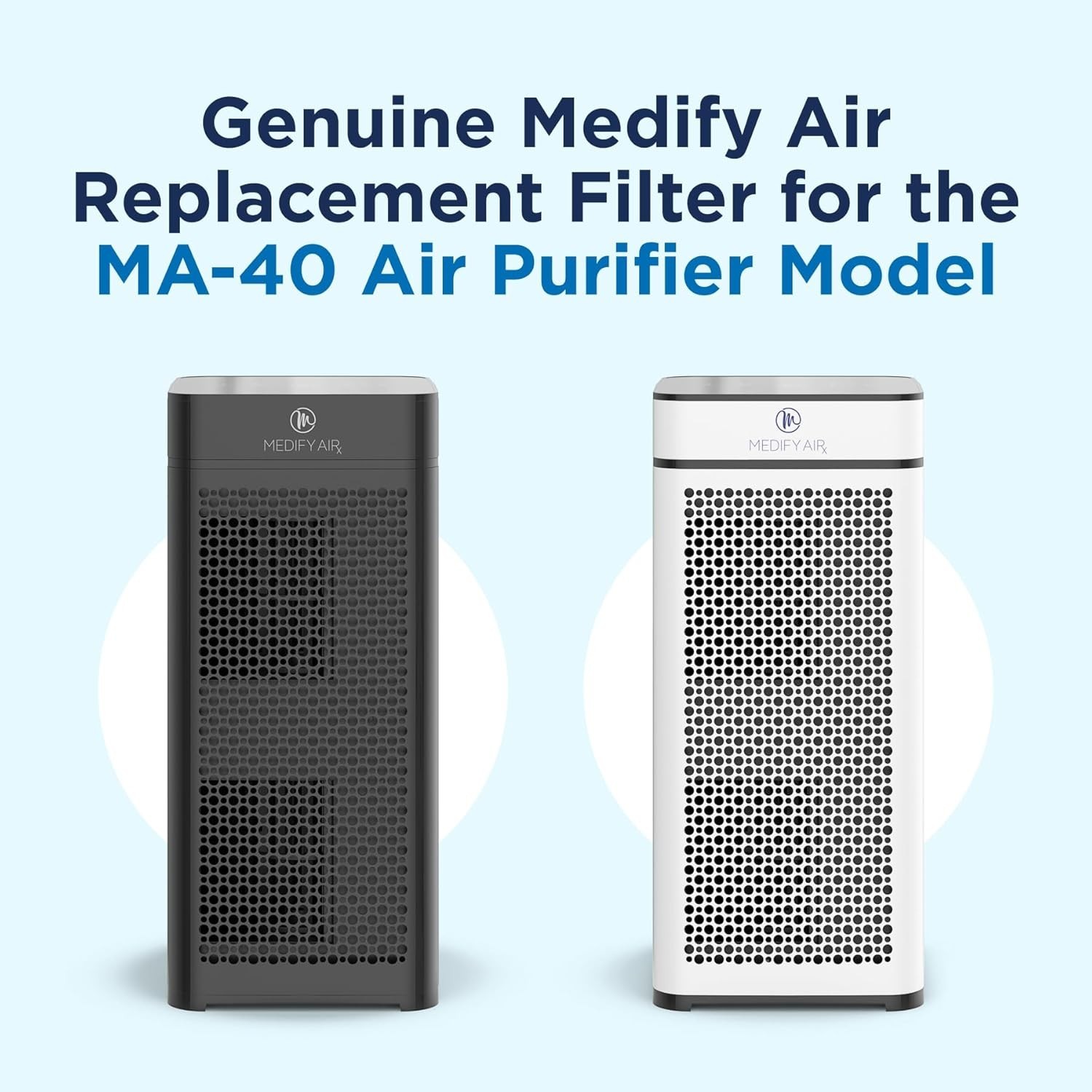 MA-40 Genuine Replacement Filter H14 HEPA Carbon Smoke Odor Dust 3-in-1 1-Pack