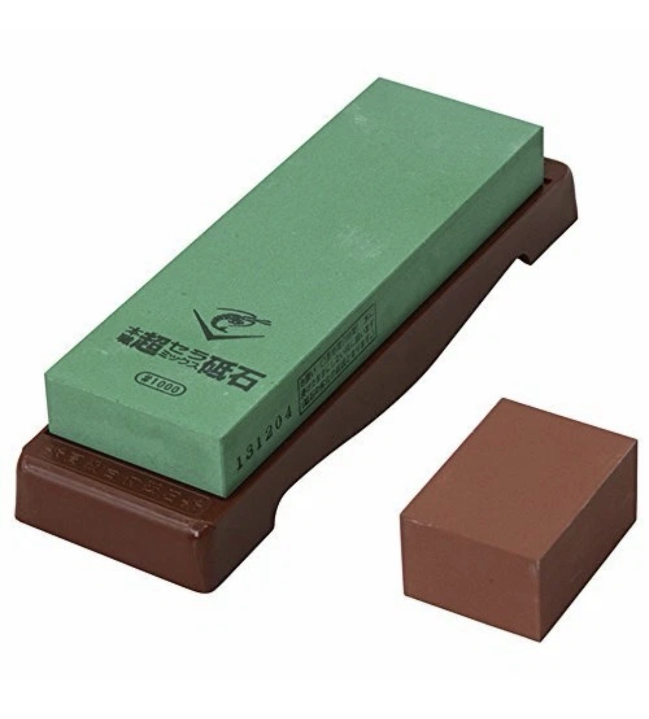 Naniwa 1,000 Grit Super Ceramic Water Stone with a Base SS-1000 Japan Import NEW