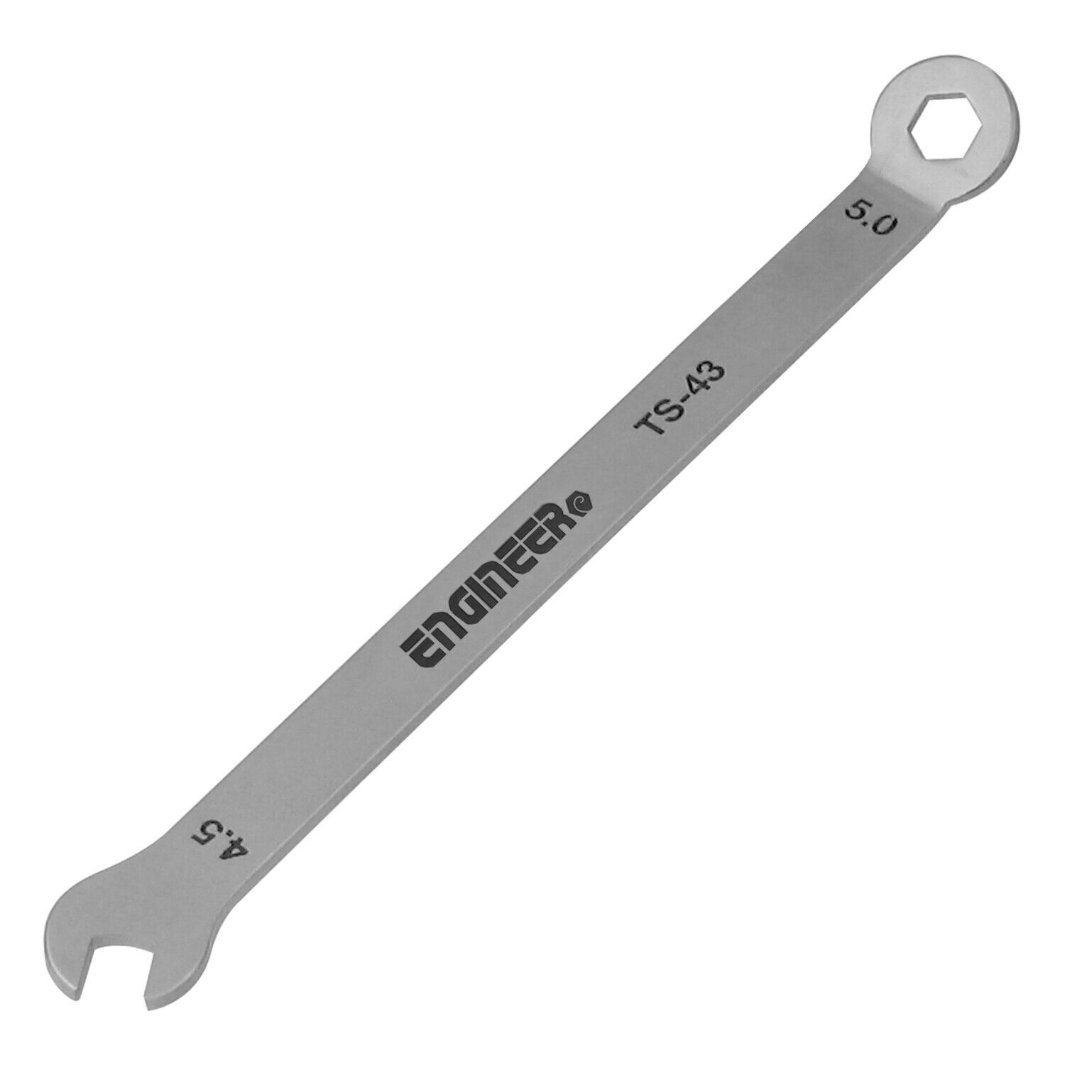 SUPER SLIM METRIC SPANNER SET stainless, small sizes thin slender ENGINEER TS-04