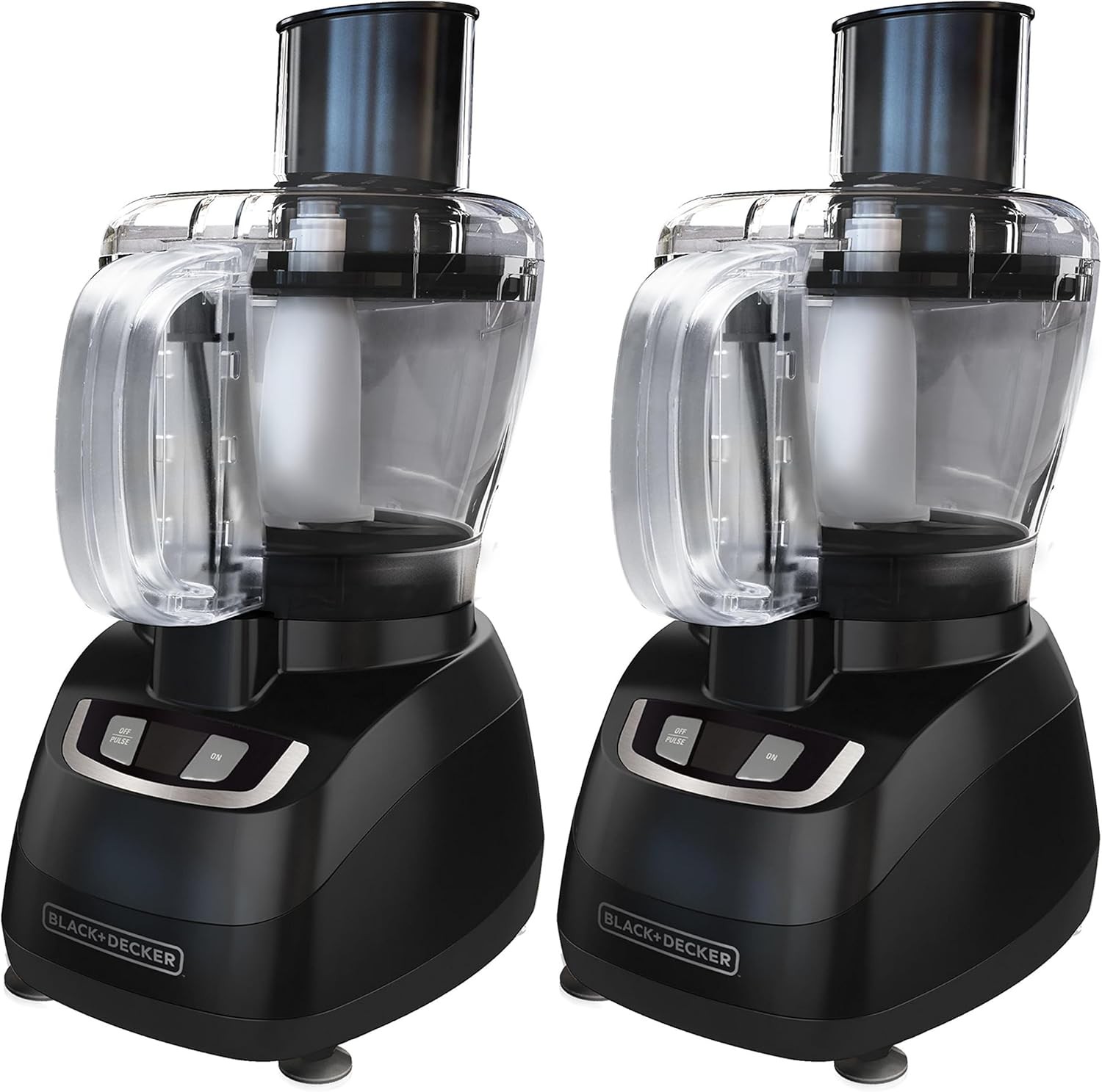 8-Cup Food Processor Food Chute with Pusher Dishwasher-Safe Removable Parts