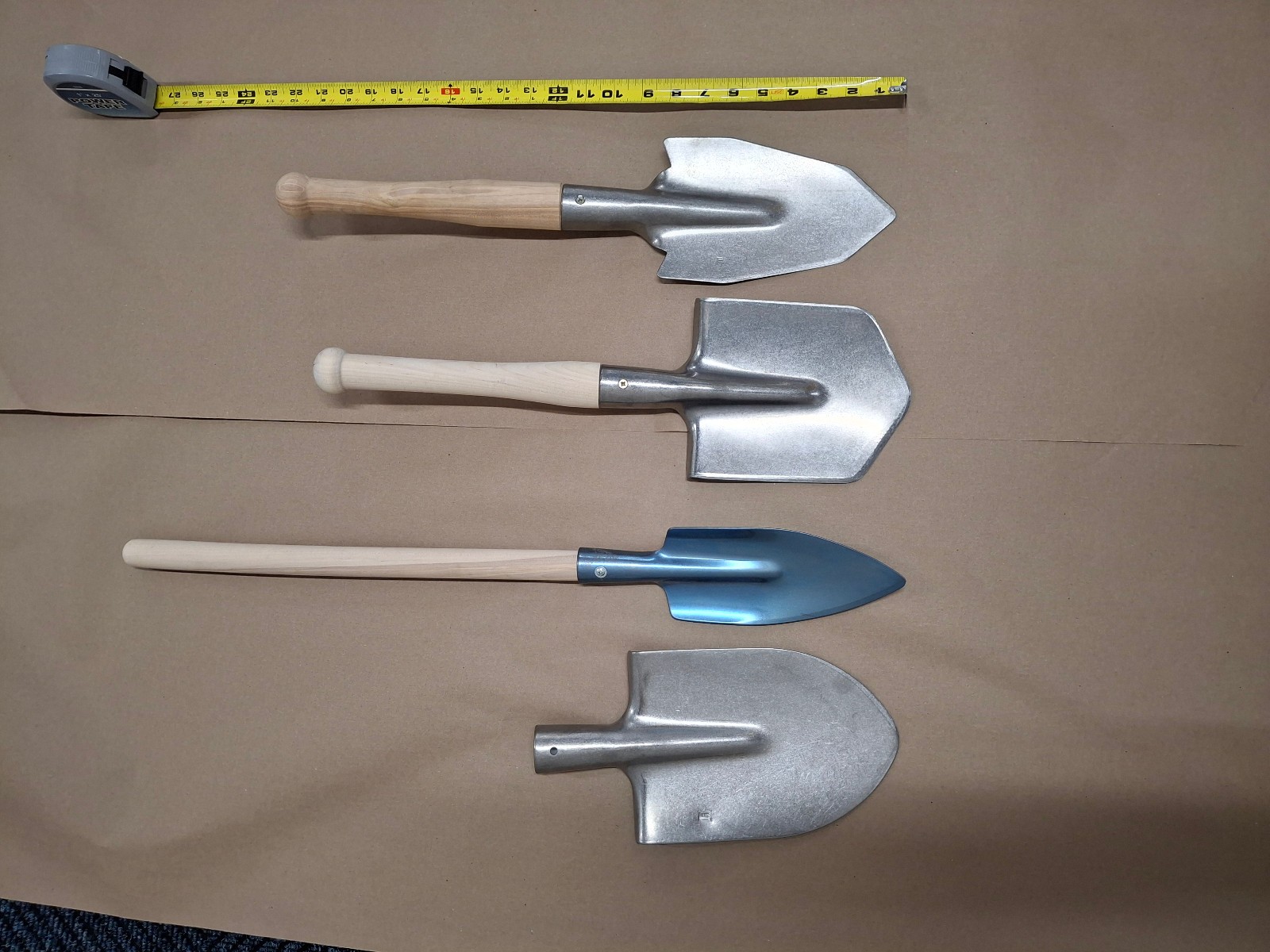 100% Titanium Small Russian Shovel Lifetime Lasting Pointed Lightweight Durable
