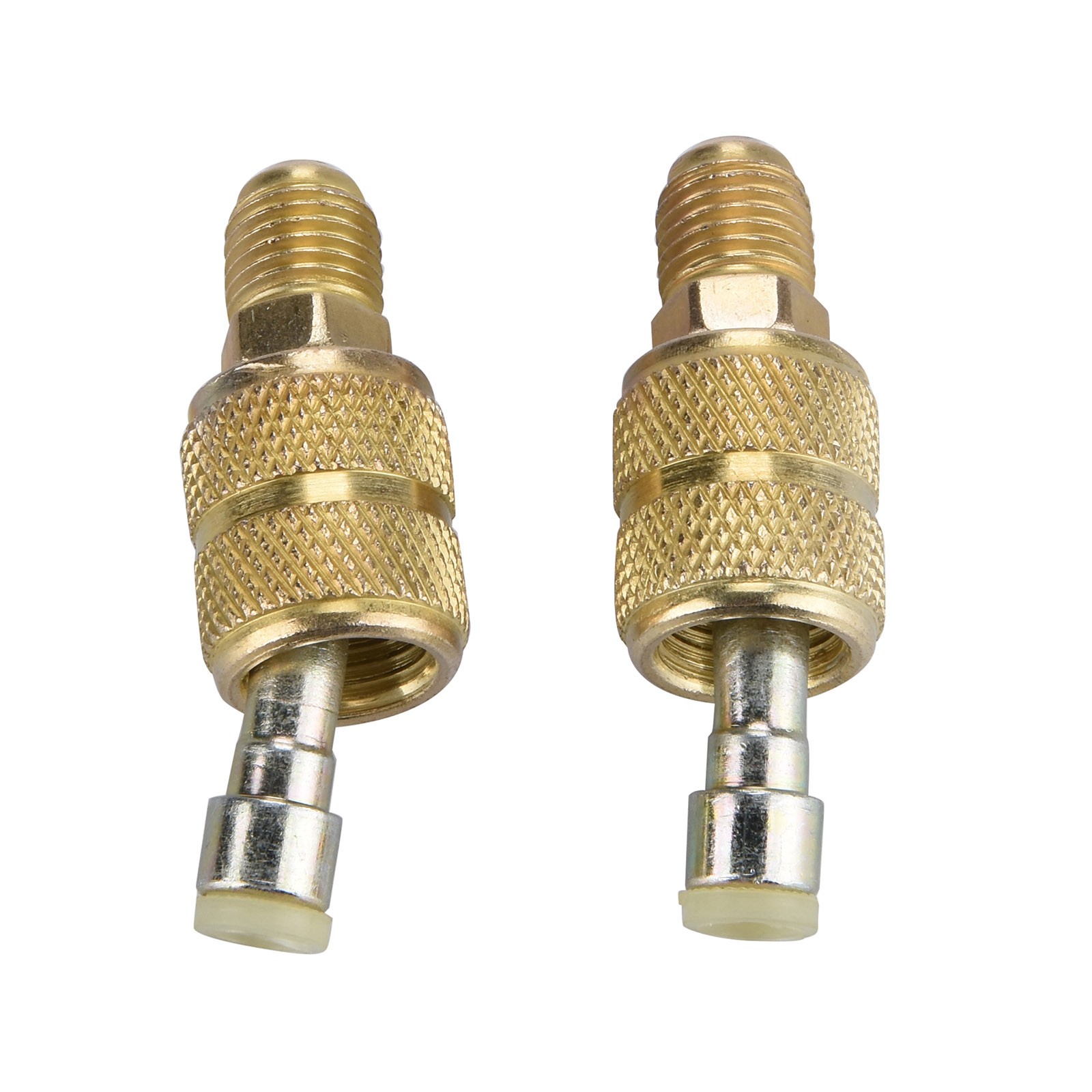 2* R410A Charging Vacuum Port Adapter Mini Split Air Conditioner Brass Converter