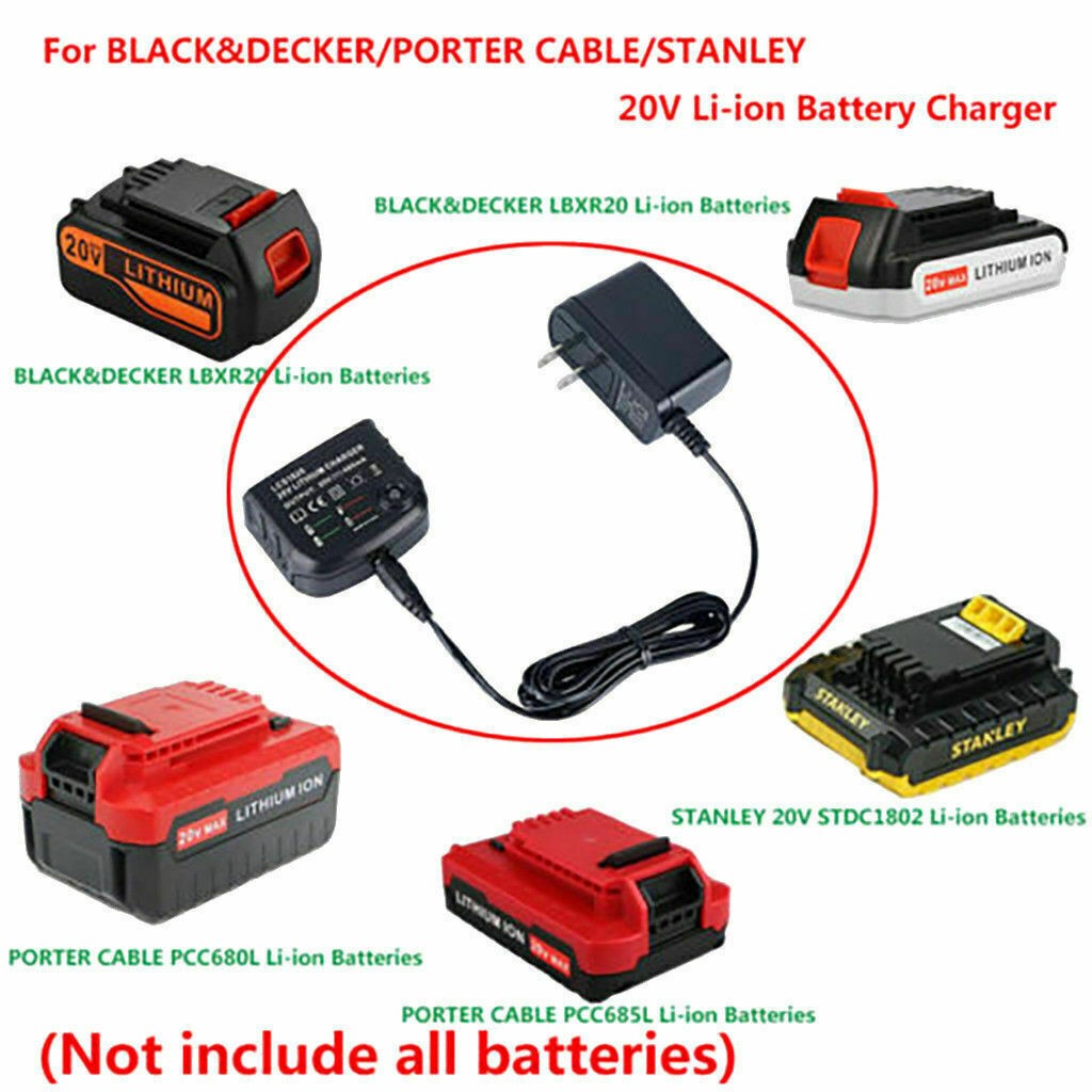 6Pack 8.0Ah Battery for Porter Cable 20V 20 Volt MAX Lithium-ion PCC685L PCC680L