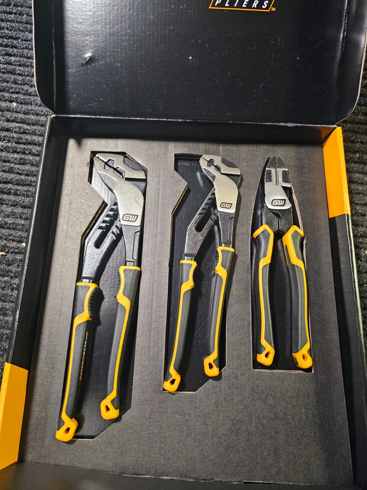 GearWrench 82204C-06 6-Piece Pitbull Dual Material Mixed Plier Alloy Steel