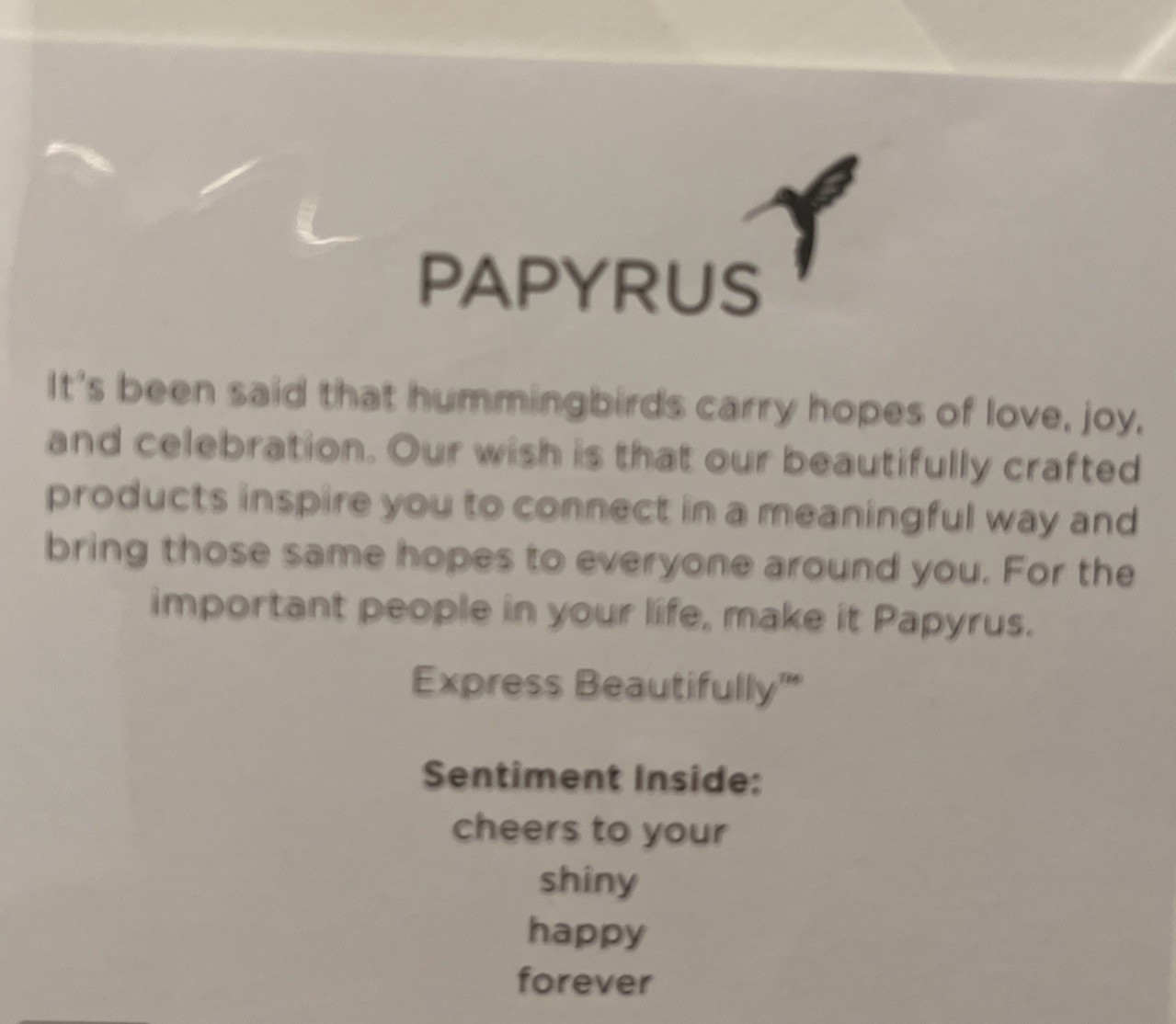 Papyrus~Cheers To Your Shiny Happy Forever