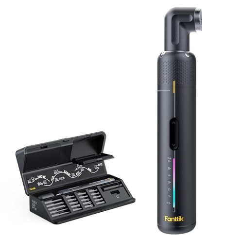 Fanttik S2 Pro Cordless Screwdriver with 90° Angle Adapter Suitable for Tight