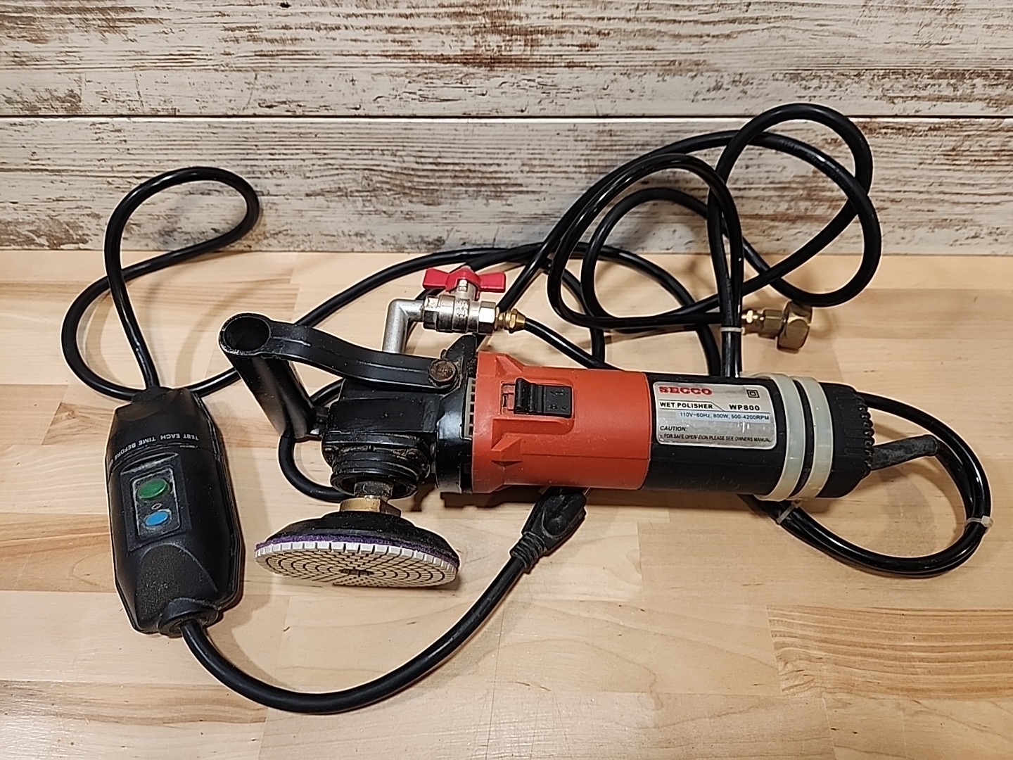 SECCO WP800 Variable Speed 110V 500-4200 RPM Wet Polisher FREE SHIPPING