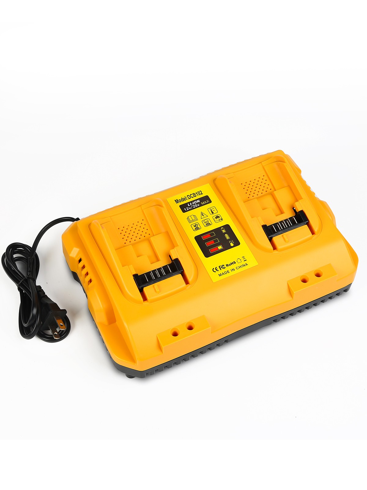 1Pack/2Pack For DEWALT DCB102 12V/20V Fast Battery Charger Lithium XR DCB205