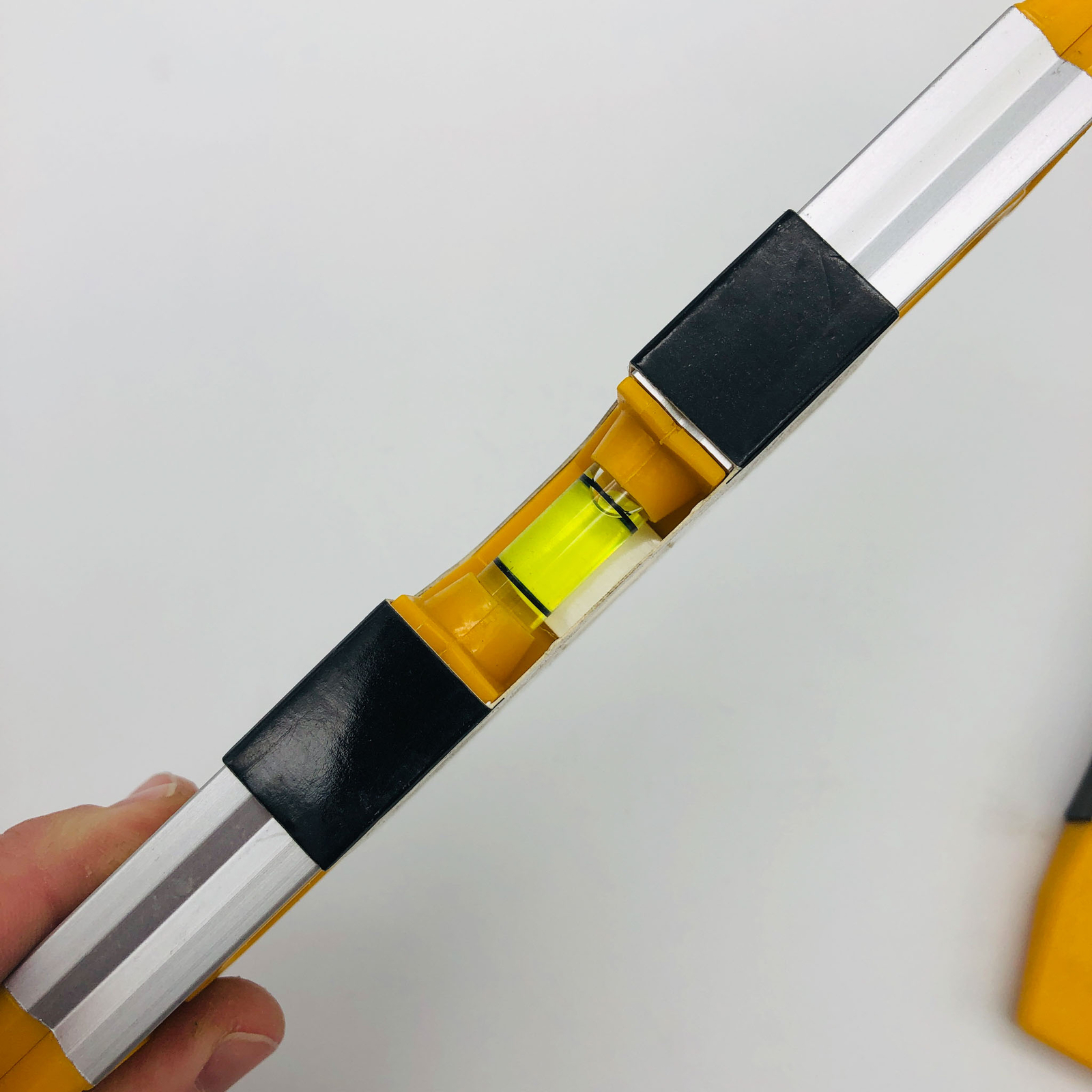 2x Johnson 8500M Torpedo Level Magnetic Aluminum 9″ Yellow 2 Levels Per Order