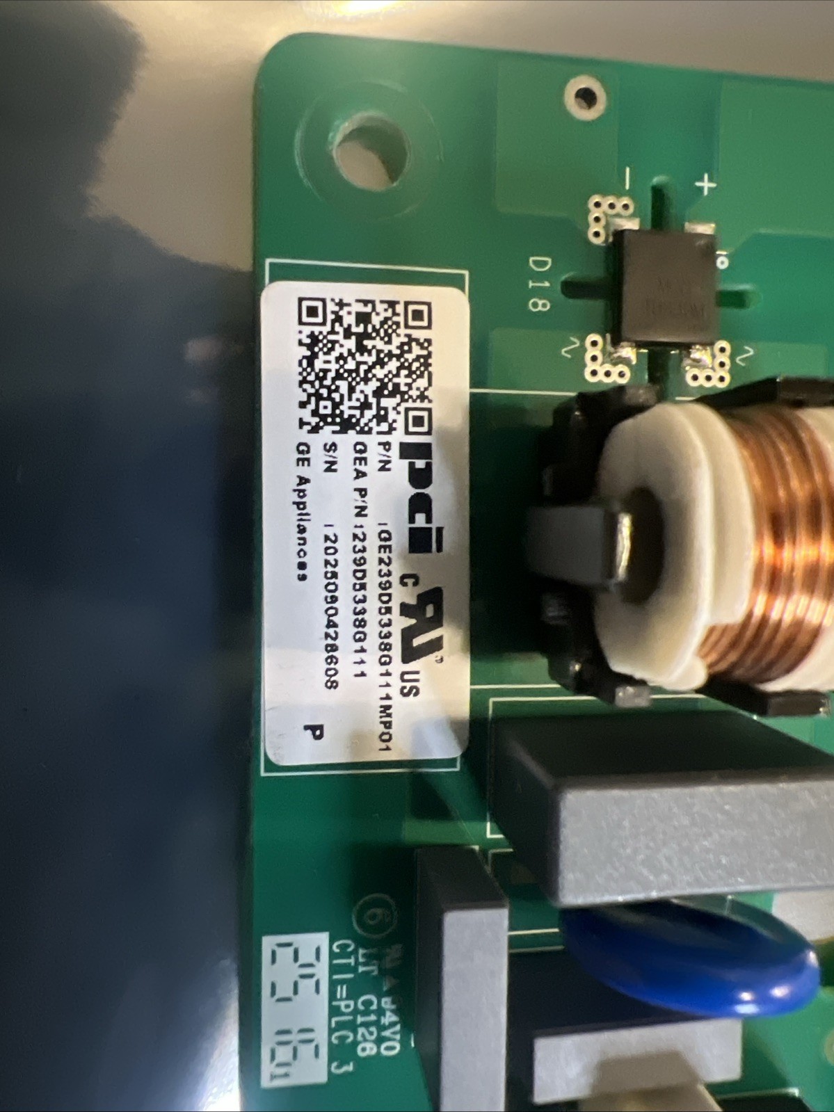 WR55X46805 OEM GE Refrigerator Main Control Board