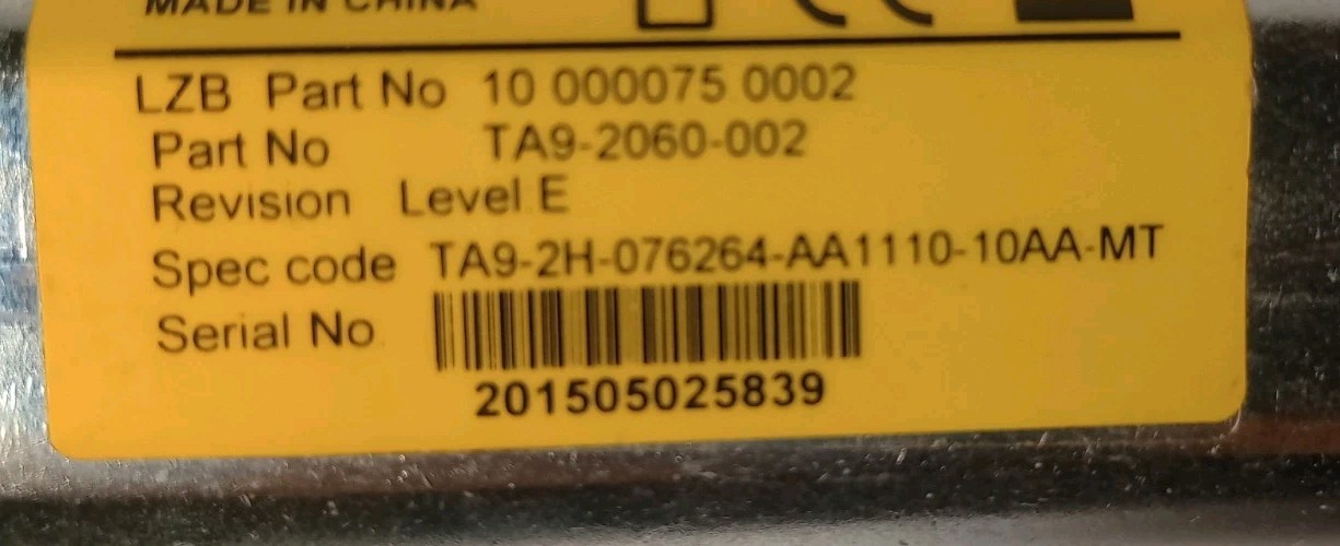 Lazy Boy Timotion Motor Actuator Part# TA9-2060-002 Lzb Part#10.000075.0002