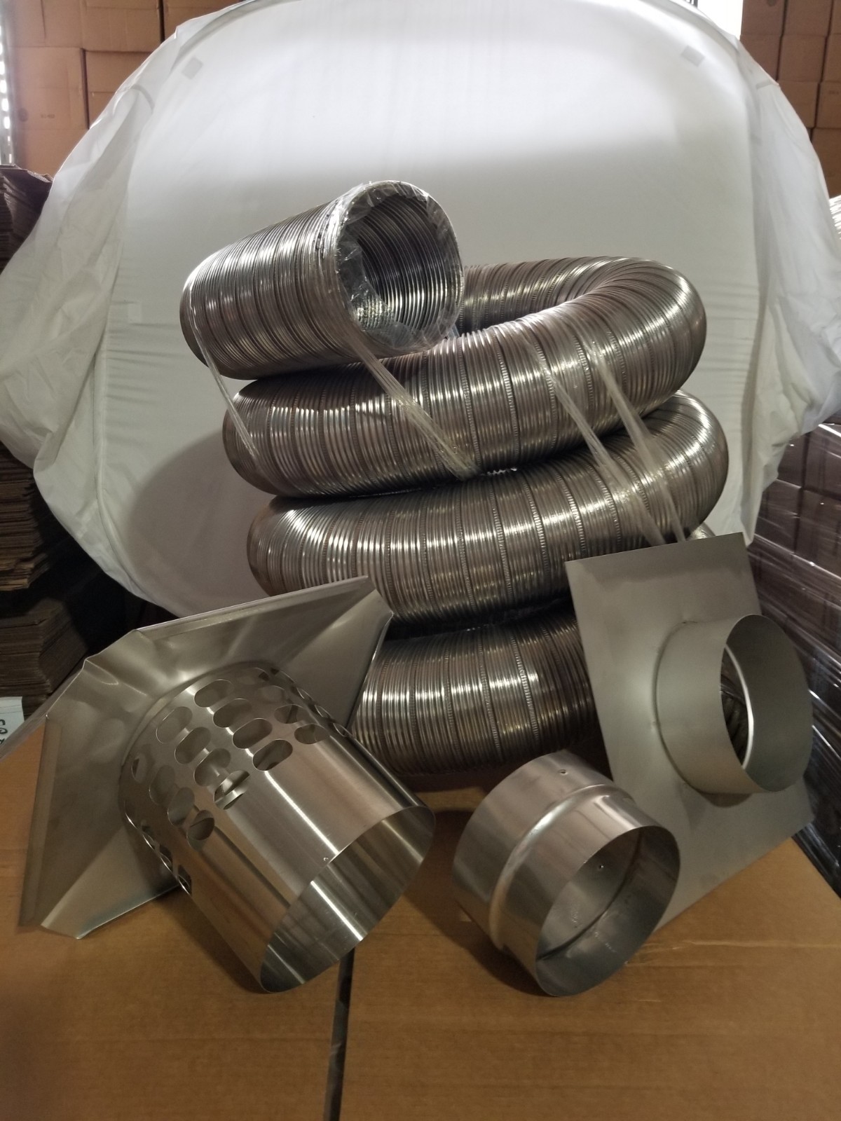 Chimney Liner Kit – 6 Inch X20 Ft w/Flex ADP