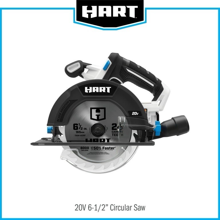 BRAND NEW HART Cordless High Speed Circular Saw 6-1/2” 20V Li-Ion “TOOL ONLY”