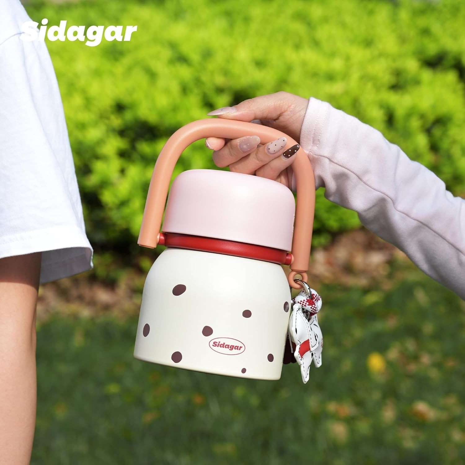 Sidagar 24 oz Insulated Food Container 12h Heat Retention with Foldable Spoon