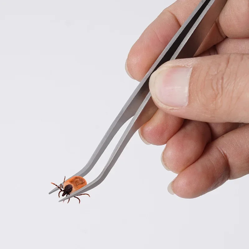 2 in 1 Tick Remover Tool Professional Removal Tweezers for Humans & Pets Pets Fl