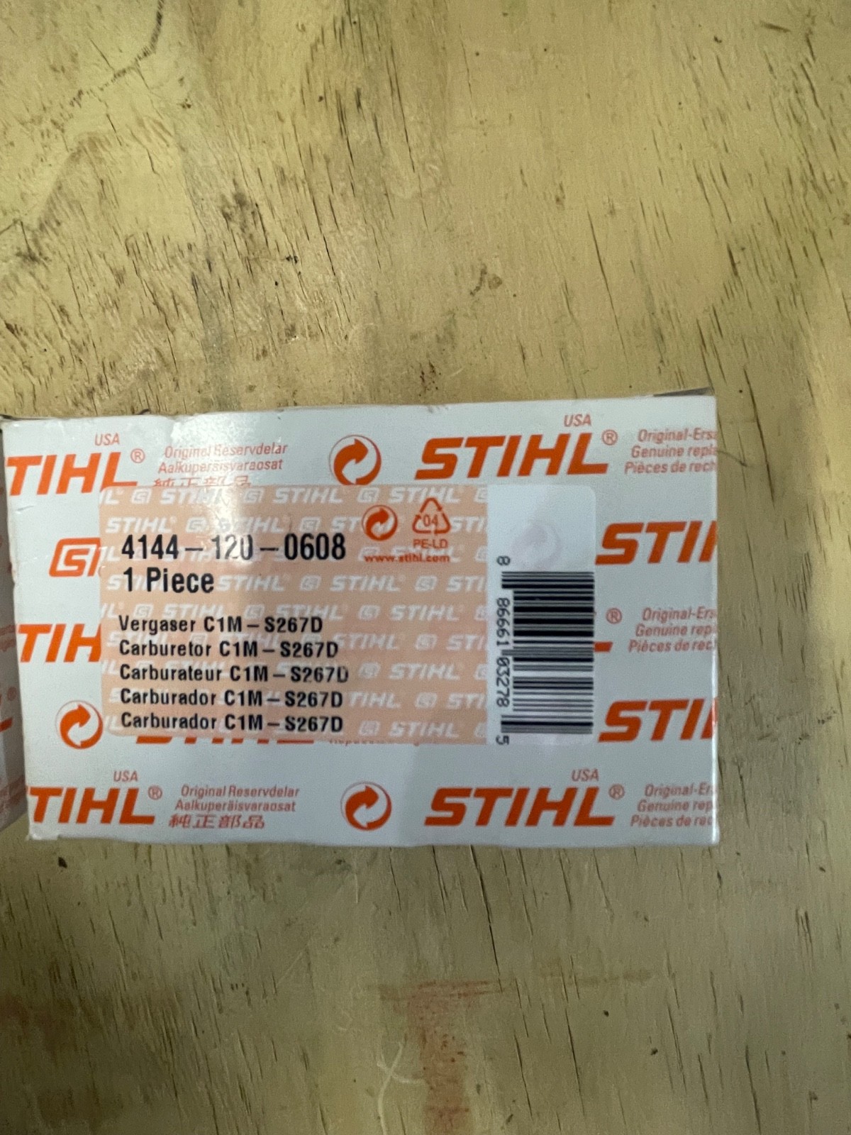 Lot of 3 NOS STIHL carbs