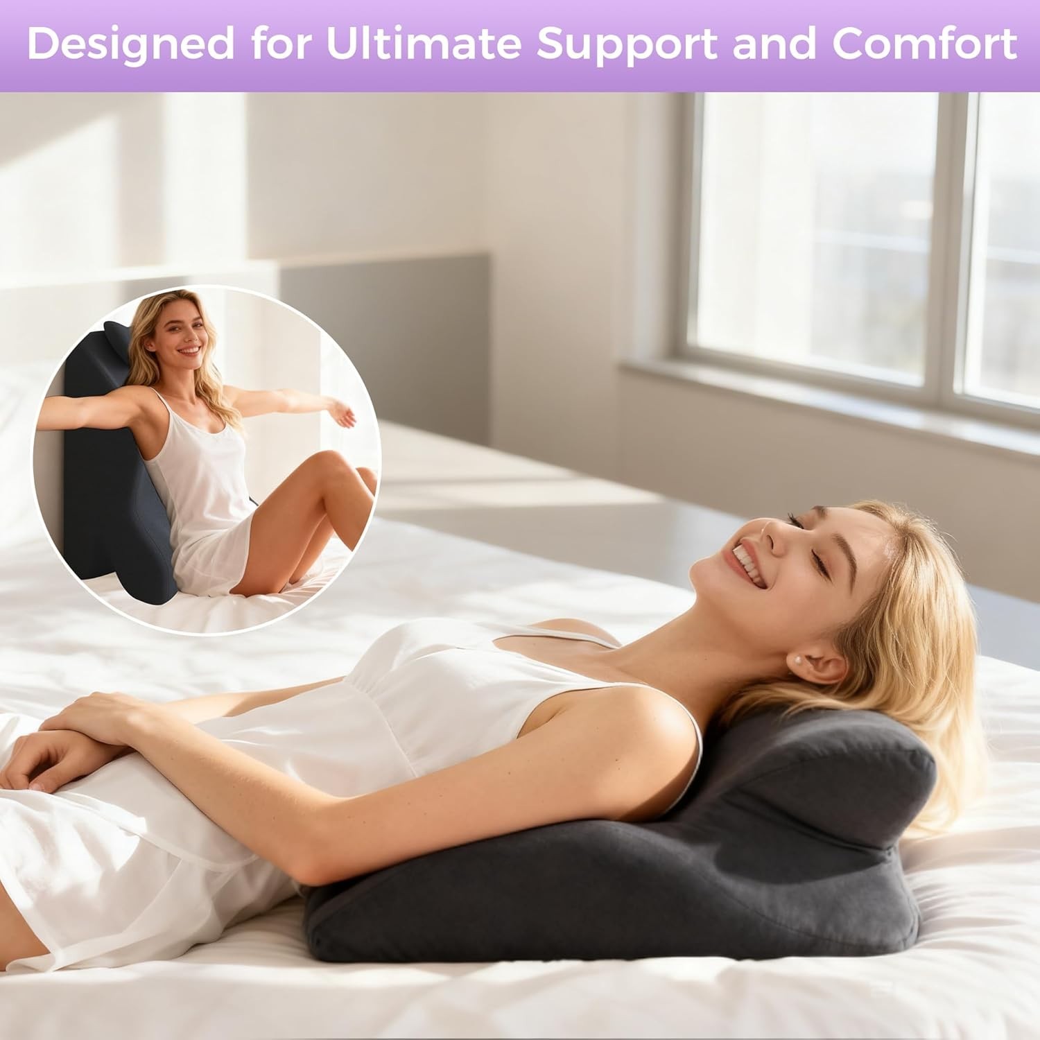 Sweet Spot Pillow, Chiro Monk Pillows for Couples, 27Â° Angle Perfect Positio…
