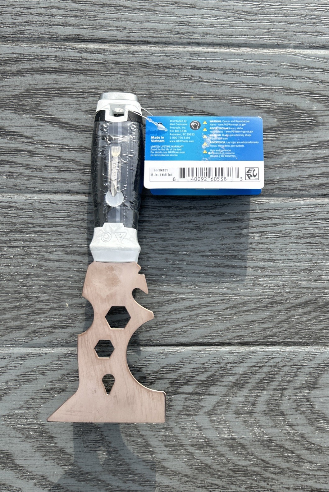 Hart 19-In-1 Multi-Tool Easier To Clean Golden Stainless Steel HHTMT01 New