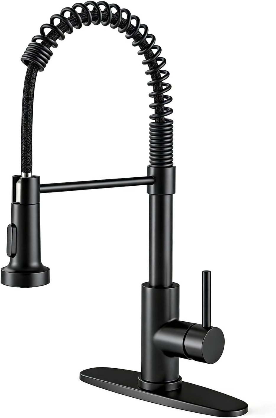 Touchless Kitchen Faucet with Pull down Sprayer LED Light Single Handle Kitchen