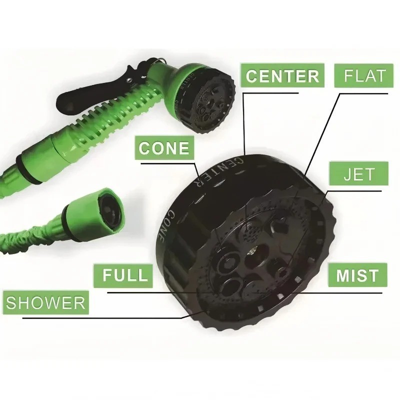 100FT Expandable Magic Garden Hose, Expandable with 7 Spray Functions