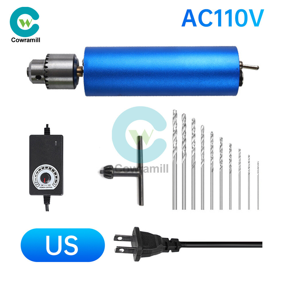 12000rpm Stepless Speed Adjustable Electric Grinder Polishing Engraving Drill