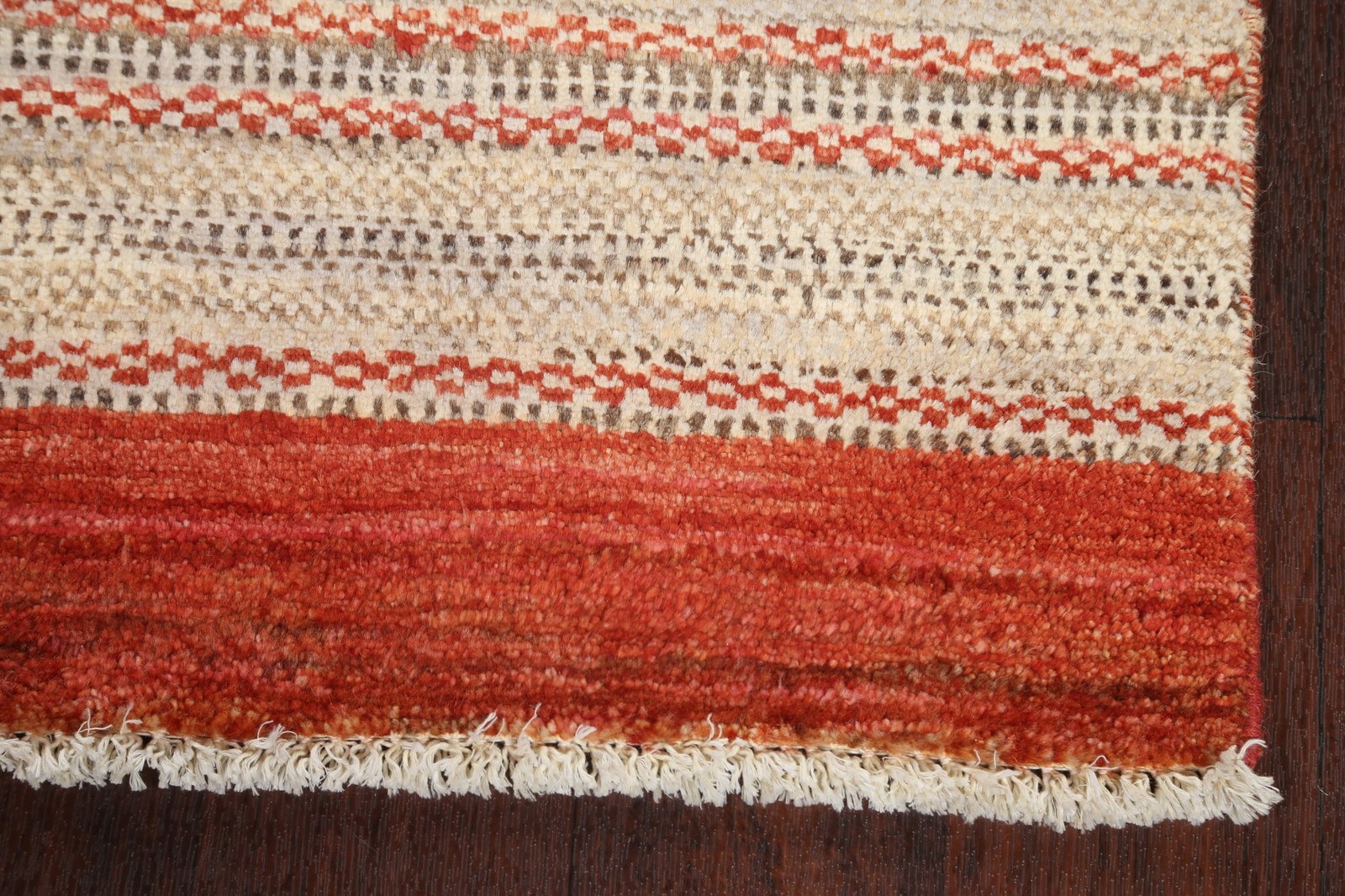 Modern Area Rug 4×6 Hand-knotted Wool Pakistani Oriental Carpet for Any Room