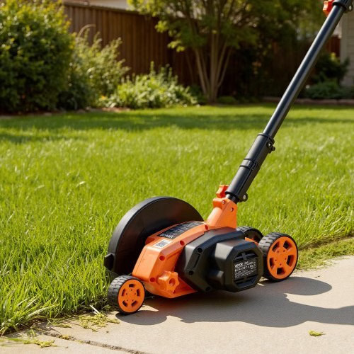 Lawn Edger, 8-inch Blade Length, 12 Amp Electric Edger Lawn Tool, 4000 RPM, with