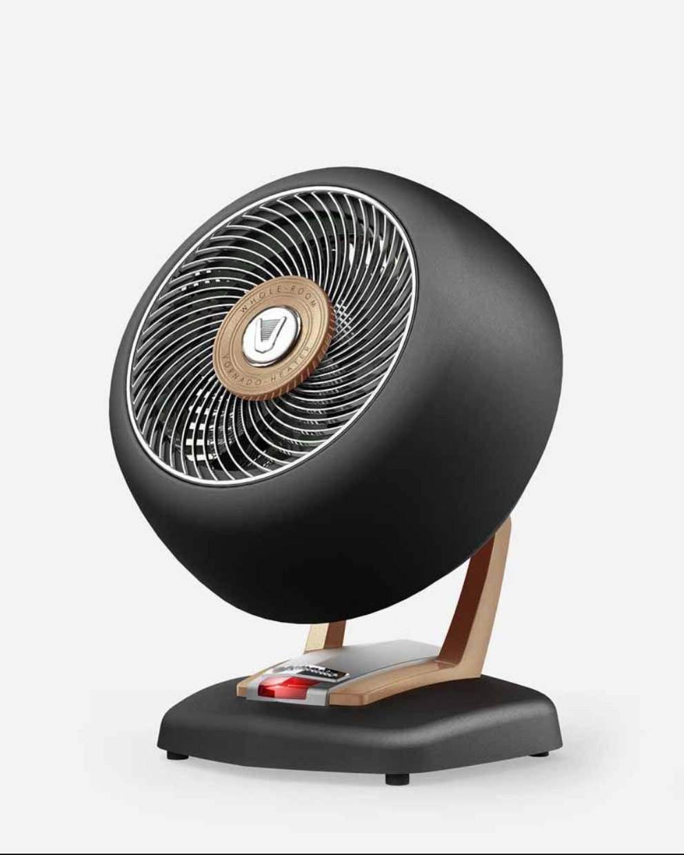 Vornado VHEAT 1500W Whole Room Vintage Metal Space Heater – Black/Gunmetal