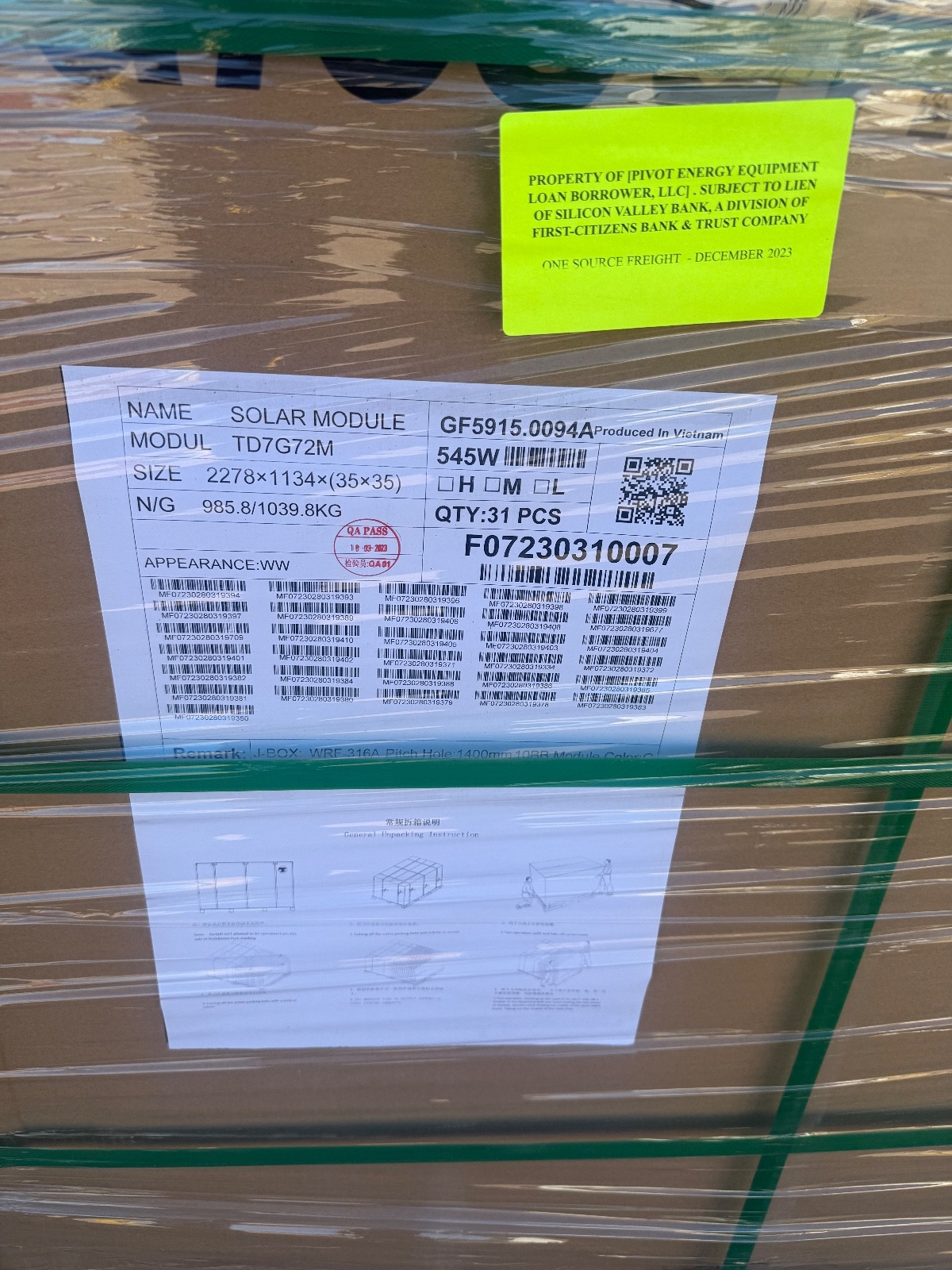 Talesun 545W Solar Panel NEW Model TD7G72M-545 585 available