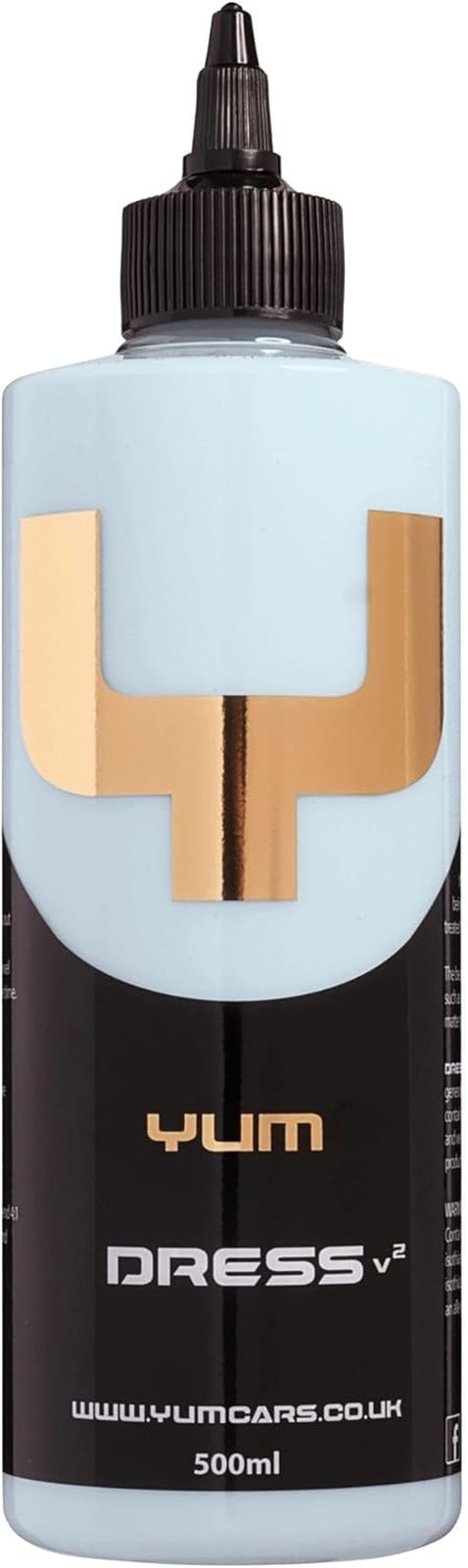 Yum Dress V2 – Water-Based Satin Finish Tire & Trim Dressing for Exterior Rubber