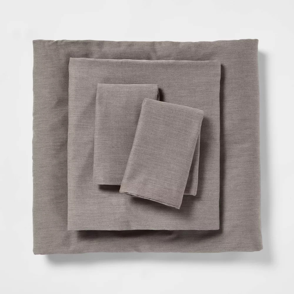 Cotton Blend Sateen Sheet Set – Room Essentials