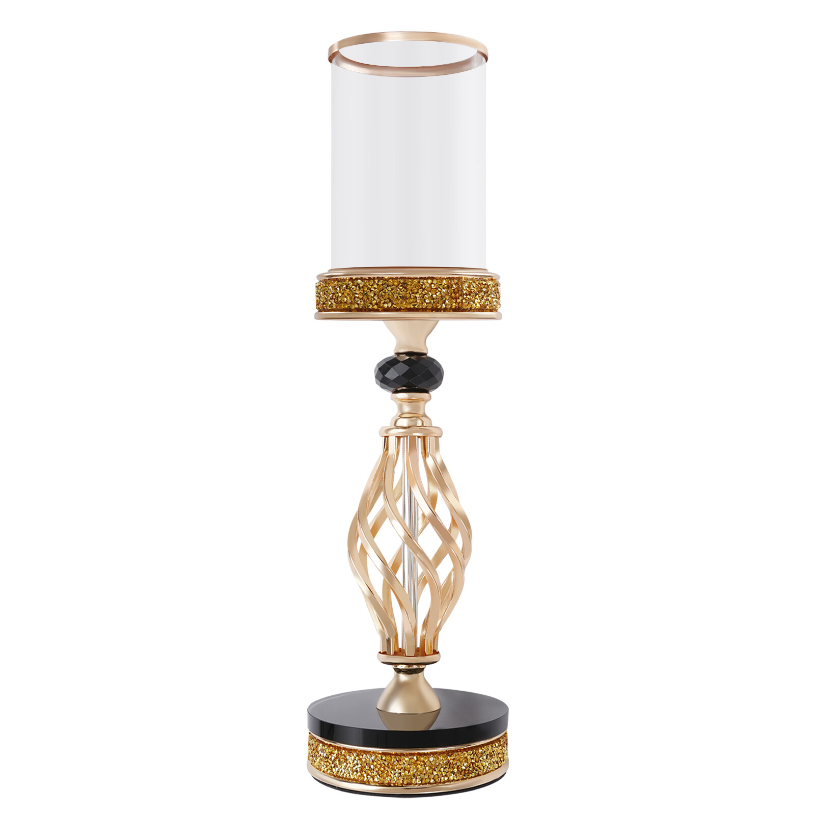 Candle Holder for Home Decor Tabletop Candle Holder Golden Color 12*41cm (D*H)