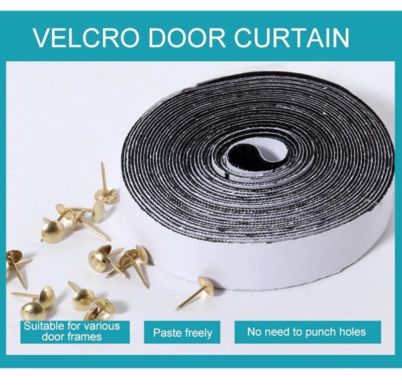 Magnetic Screen Door Mesh Curtain Durable Heavy Duty Mosquito Net Bug Hands Free