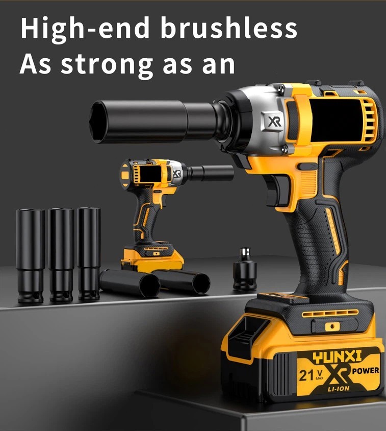 350N 21V Cordless Impact Wrench & Drill Kit，Car Repair Heavy DIY Gift