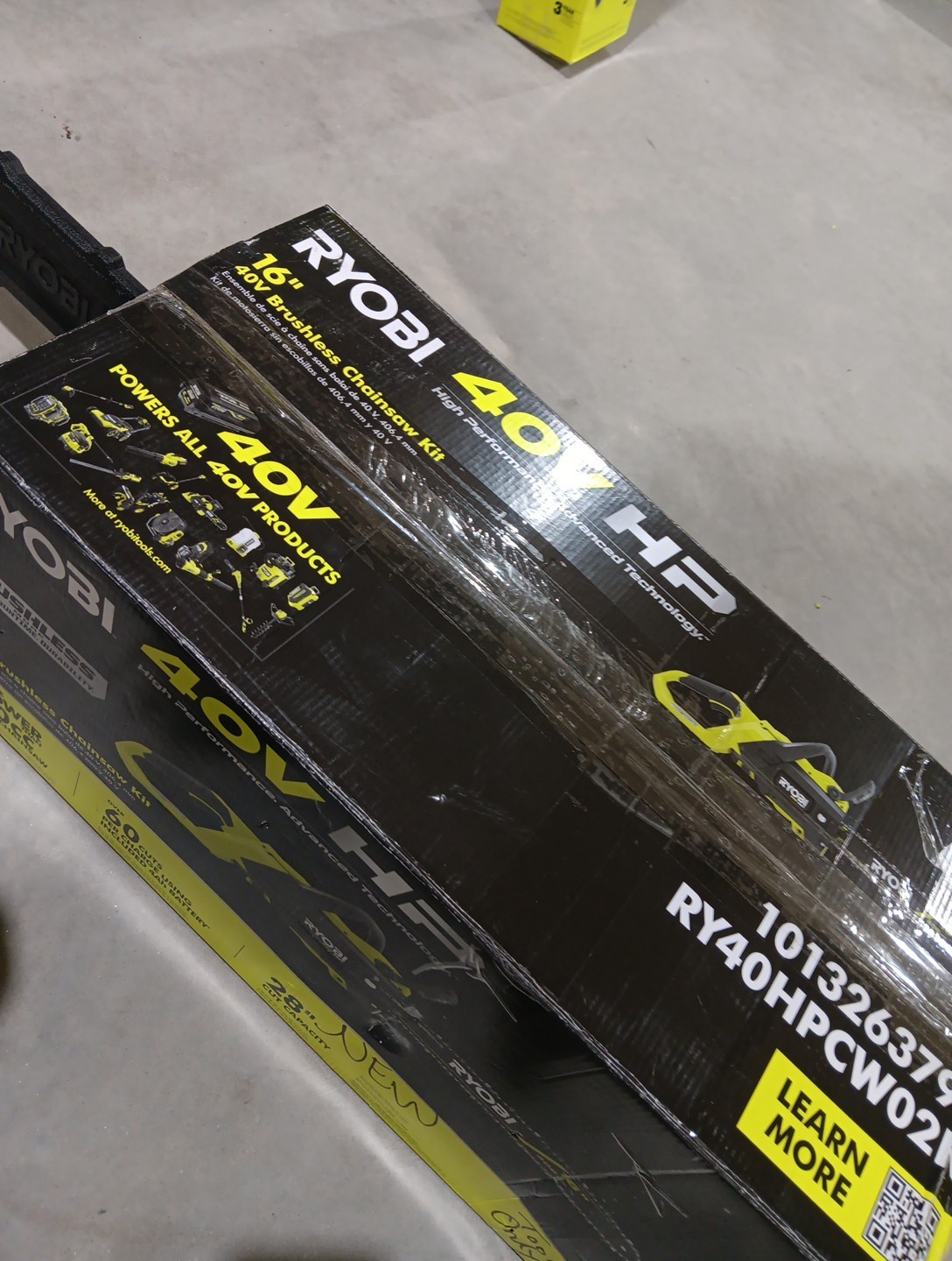 RYOBI 40V HP Brushless 16″in Battery Chainsaw RY40HPCW02K -No Battery or Charger