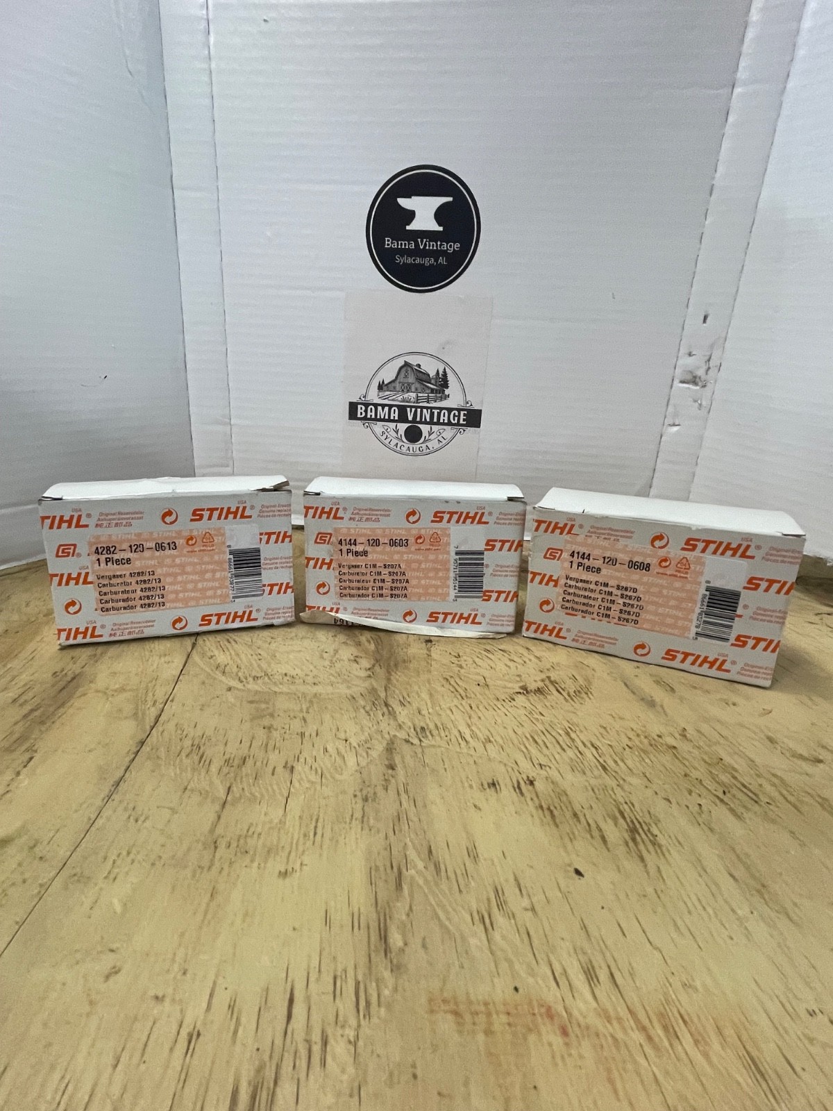 Lot of 3 NOS STIHL carbs