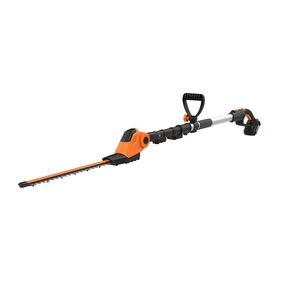 WORX WG252 Cordless 20V 2-in-1 Hedge Trimmer w/ Attachment Capabilities