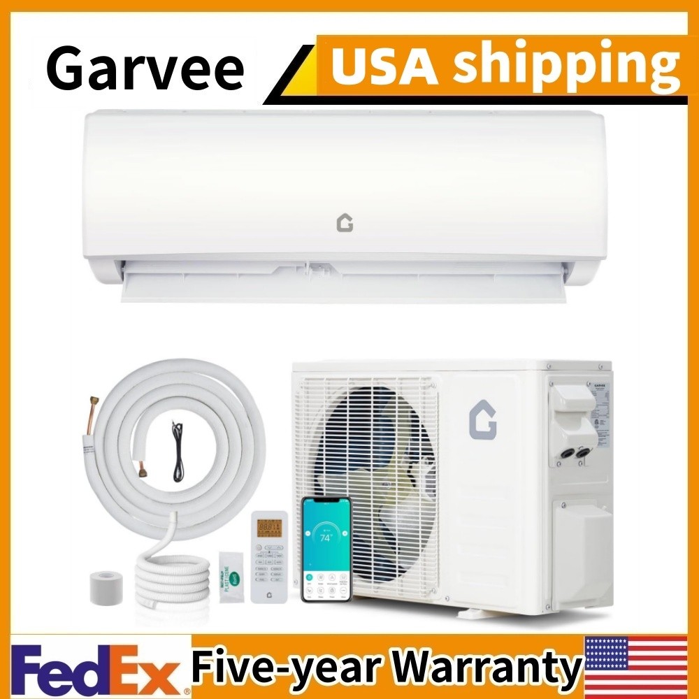 12000BTU Mini Split AC/Heating System 21 SEER 230V Covers Up to 750 Sq. Ft R454B