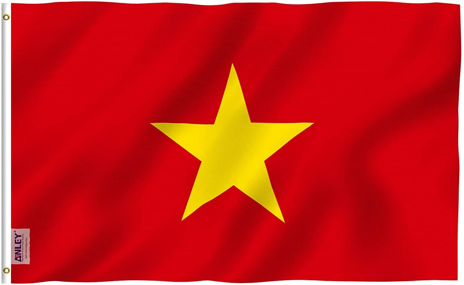Anley Fly Breeze 3×5 Feet North Vietnam Flag – North Vietnamese Flags Polyester